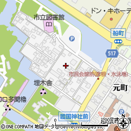 滋賀県彦根市尾末町周辺の地図