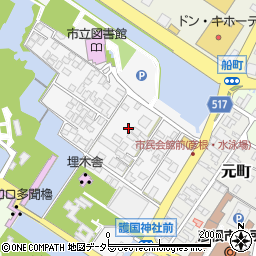 滋賀県彦根市尾末町周辺の地図