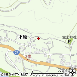 京都府船井郡京丹波町才原地遠周辺の地図