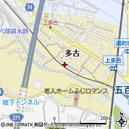 神奈川県小田原市多古347-2周辺の地図