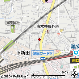神奈川県小田原市鴨宮4周辺の地図