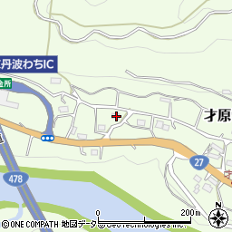 京都府船井郡京丹波町才原5周辺の地図