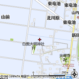 愛知県一宮市上祖父江（竜池）周辺の地図