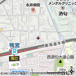 神奈川県小田原市鴨宮138周辺の地図
