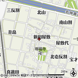 愛知県一宮市大和町氏永新田屋敷695周辺の地図