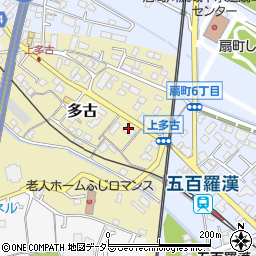 神奈川県小田原市多古329周辺の地図