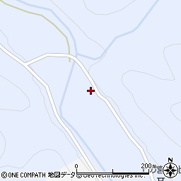 京都府京都市左京区久多上の町62周辺の地図