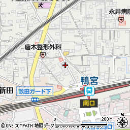 神奈川県小田原市鴨宮14周辺の地図