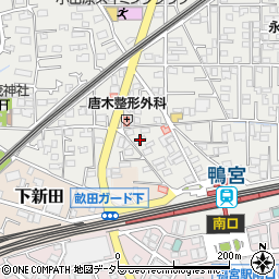 神奈川県小田原市鴨宮12周辺の地図