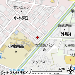春日井化成工業所周辺の地図