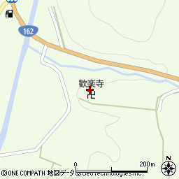 歓楽寺周辺の地図