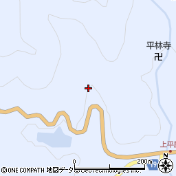 美山上平屋火葬場周辺の地図