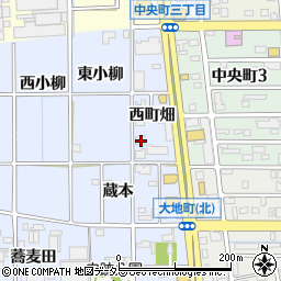 愛知県岩倉市大地町西町畑18周辺の地図