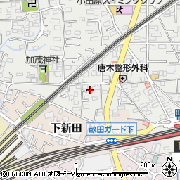 神奈川県小田原市鴨宮671周辺の地図