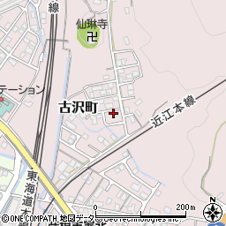 滋賀県彦根市古沢町870-11周辺の地図