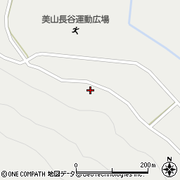 京都府南丹市美山町長谷周辺の地図