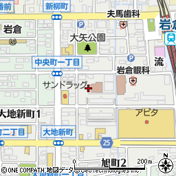 岩倉市休日急病診療所周辺の地図