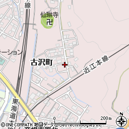 滋賀県彦根市古沢町870-12周辺の地図