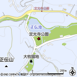 定光寺公園周辺の地図