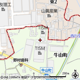 愛知県春日井市牛山町1600周辺の地図