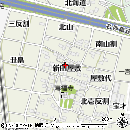愛知県一宮市大和町氏永新田屋敷694周辺の地図