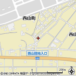 愛知県春日井市西山町260-4周辺の地図
