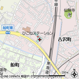 滋賀県彦根市古沢町677周辺の地図