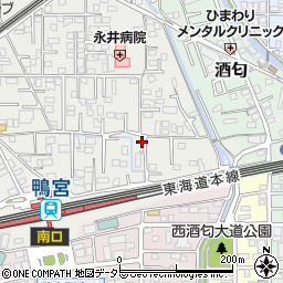 神奈川県小田原市鴨宮138-9周辺の地図