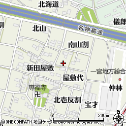 愛知県一宮市大和町氏永南山割23周辺の地図