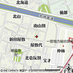 愛知県一宮市大和町氏永南山割14周辺の地図