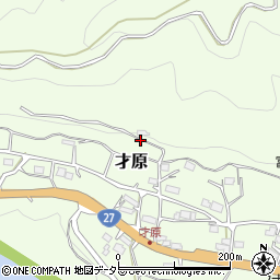 京都府船井郡京丹波町才原大迫周辺の地図