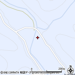 京都府京都市左京区久多上の町71周辺の地図