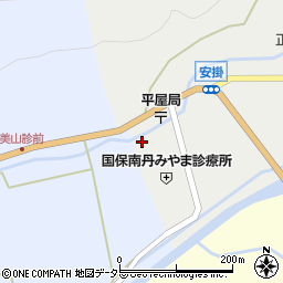 京都府南丹市美山町安掛（下野）周辺の地図