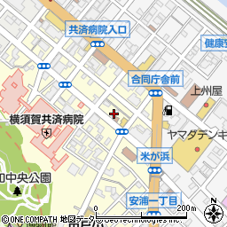 米ケ浜町会事務所周辺の地図