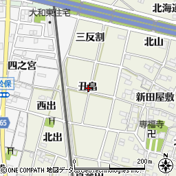 愛知県一宮市大和町氏永丑畠周辺の地図