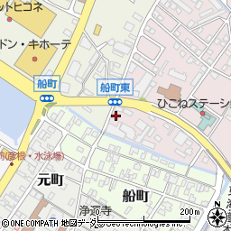 滋賀県彦根市古沢町655-1周辺の地図