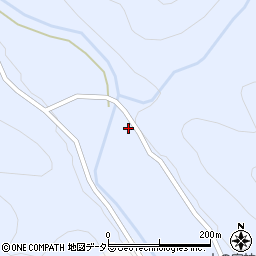 京都府京都市左京区久多上の町74周辺の地図