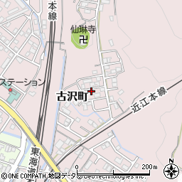 滋賀県彦根市古沢町870-16周辺の地図