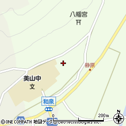 京都府南丹市美山町静原桧野周辺の地図