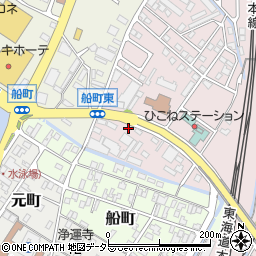 滋賀県彦根市古沢町661-2周辺の地図