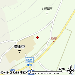 京都府南丹市美山町静原（桧野）周辺の地図
