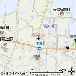 大石寺入口周辺の地図