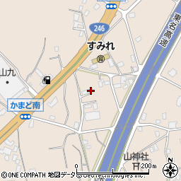 静岡県御殿場市竈1264周辺の地図