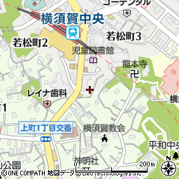 ヒルズ横須賀中央周辺の地図