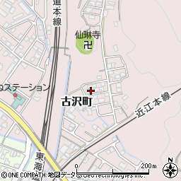 滋賀県彦根市古沢町870-22周辺の地図