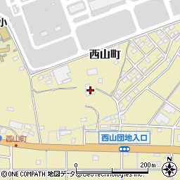 愛知県春日井市西山町1594周辺の地図