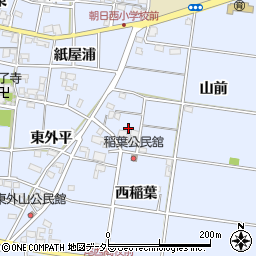 愛知県一宮市上祖父江江東周辺の地図