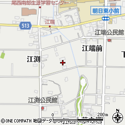 愛知県一宮市明地周辺の地図