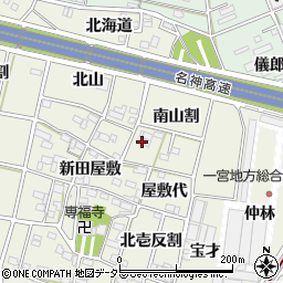 愛知県一宮市大和町氏永南山割18周辺の地図