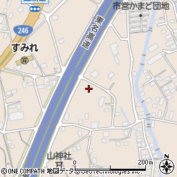 静岡県御殿場市竈1244周辺の地図